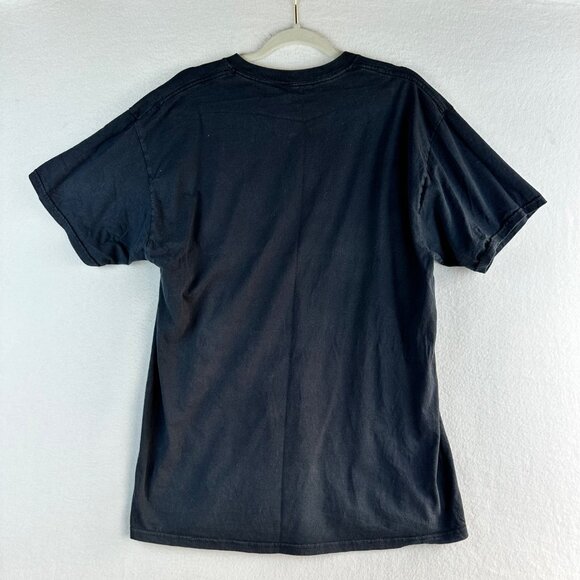 Popeyes Shirt Mens Size XL Black Graphic Poker Grunge Distressed Worn FLAWED - Picture 9 of 12